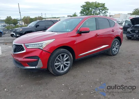 2020 Acura Rdx Technology Package z USA, uszkodzony, nr VIN 5J8TC2H51LL030743